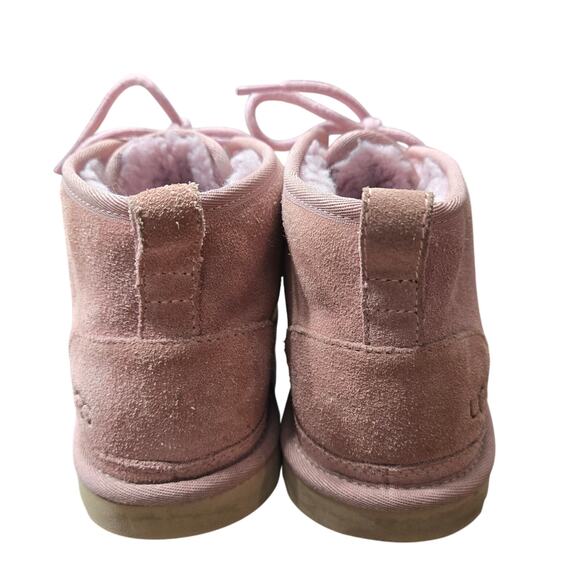 UGG Neumel boots in a pink colorway, likely "Shell Pink," women's size 8 - Picture 4 of 8